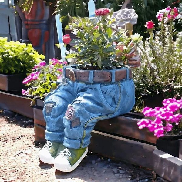 Retro Denim - Garden Planter