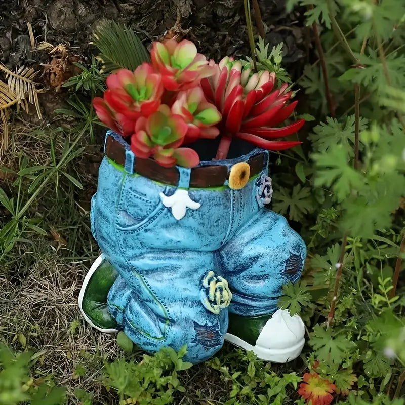 Retro Denim - Garden Planter